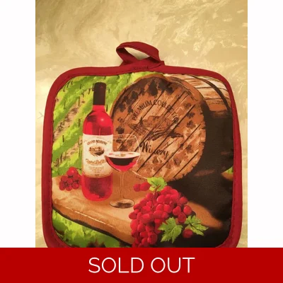Wine Themed Oven Pad (2)